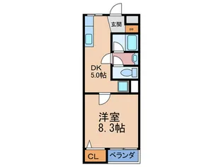 楠葉ハイツ【2階】の間取り