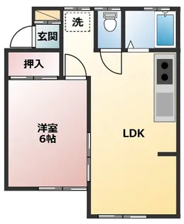 VANハイム【1階】の間取り