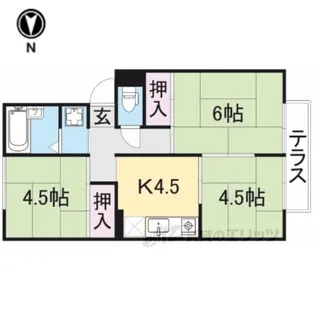 杉本マンション【1階】の間取り