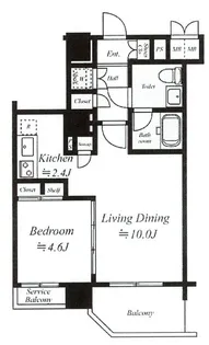 メインステージパーク大山【7階】の間取り