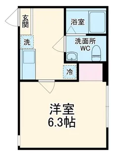 アザーレ・パッシオ本厚木A【3階】の間取り