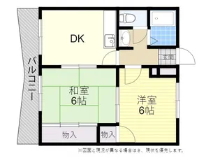 コスモハイツa2【2階】の間取り