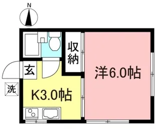 メゾンイトウ【2階】の間取り