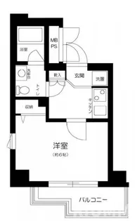 東京都杉並区下高井戸3【マンション】の間取り