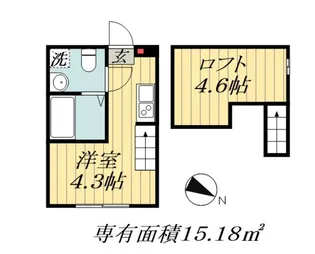 クレール瑞江【1階】の間取り