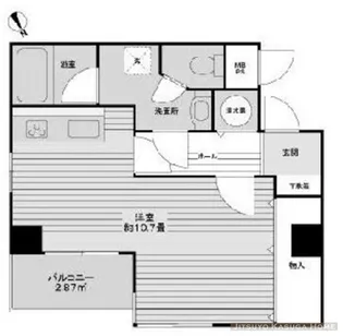 ライオンズマンション文京第2【4階】の間取り
