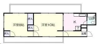 チサンマンション【6階】の間取り