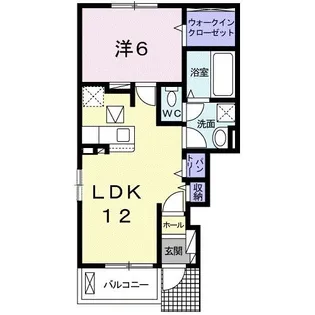 嵐B【1階】の間取り