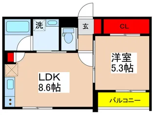 ラグナステージ【1階】の間取り