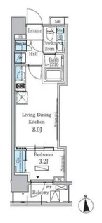パークアクシス学芸大学レジデンス【5階】の間取り