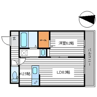 東京都練馬区石神井町8【マンション】の間取り
