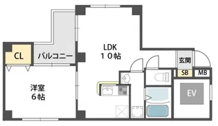 パークT’ホームズザビエル【8階】の間取り