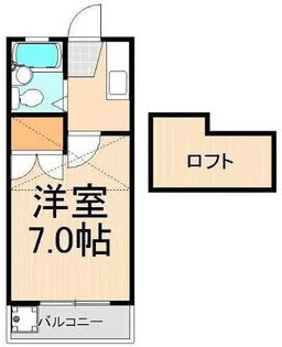 1Kの間取り画像