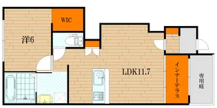 山口県下関市長府才川1【アパート】の間取り