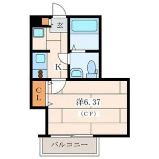 シャルムカーサ【2階】の間取り