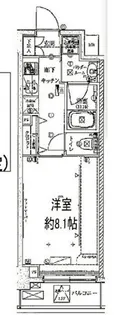クレイシア神楽坂【6階】の間取り