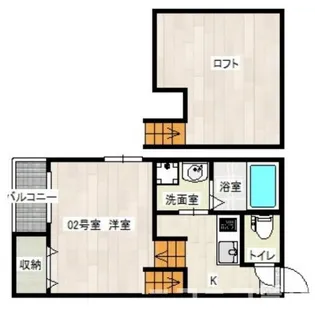 stage青井【1階】の間取り