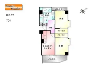 丸正マンション【7階】の間取り