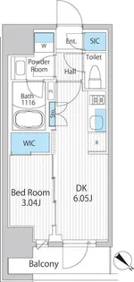 東京都中央区佃2【マンション】の間取り