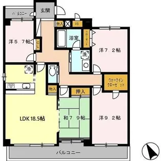 愛知県名古屋市千種区唐山町3【マンション】の間取り