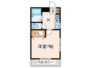 ドミ-ル飯田【1階】の間取り