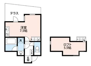 ガレリア千里山DUE【2階】の間取り