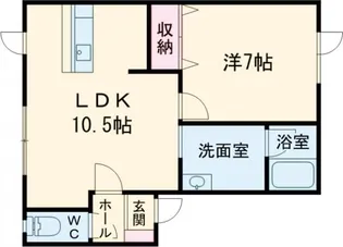あじさいII【2階】の間取り