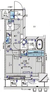 メインステージ横濱伊勢佐木III【3階】の間取り