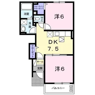 プリマヴェーラ【1階】の間取り