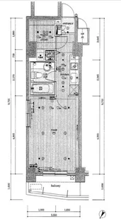 ミリオングランデ元赤坂【4階】の間取り