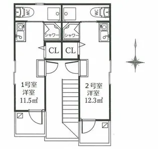 サークルハウス鐘ヶ淵【1階】の間取り