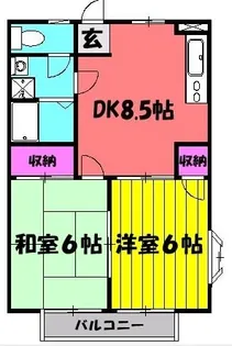 ファミュール・ドゥ・ペイ【2階】の間取り