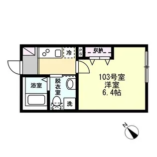 神奈川県横浜市金沢区六浦南1【アパート】の間取り