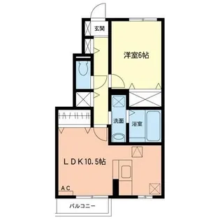 神奈川県相模原市南区大野台1【アパート】の間取り
