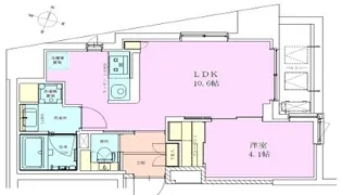 恵比寿レジデンス参番館【6階】の間取り