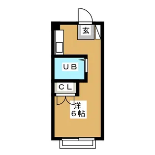 ハイツ大三【2階】の間取り
