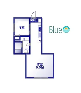 ベルビュー西谷【1階】の間取り