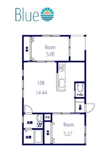 グレイスコート茅ヶ崎【2階】の間取り
