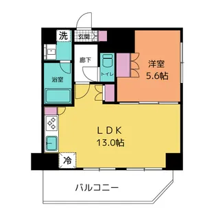 東京都大田区大森北1【マンション】の間取り