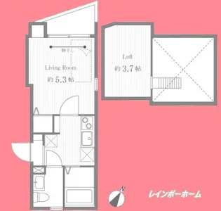 リベルタ平井【3階】の間取り