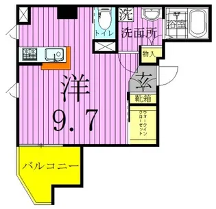リヴェールタワー綾瀬【6階】の間取り