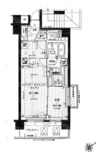 サットンアリビオ八王子【3階】の間取り