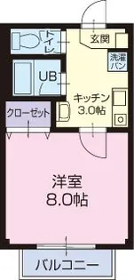 Surplus由佳【1階】の間取り