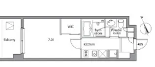 レジディア祐天寺【2階】の間取り