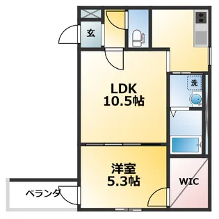 フジパレス東三国3番館【3階】の間取り