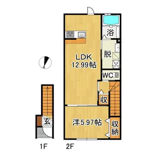 LABOX B棟【2階】の間取り