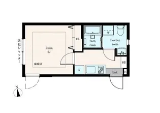 PARKFOREST杉並高円寺【1階】の間取り