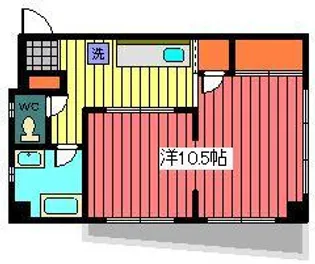サンライズ小松【4階】の間取り
