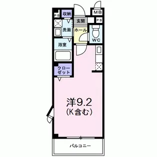 キングハウスIII【1階】の間取り
