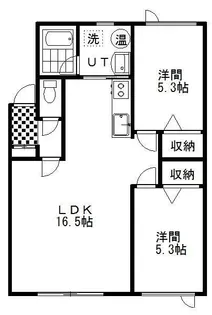 ドルチェ緑ヶ岡【1階】の間取り